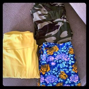 Set of 3 Lularoe leggings